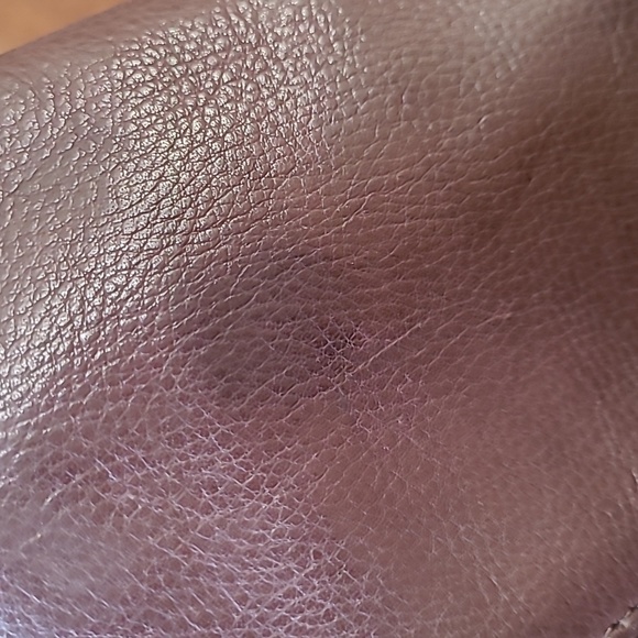 Fossil Dark Brown Leather Crossbody Multi Zipper Pockets Bag - Picture 9 of 15